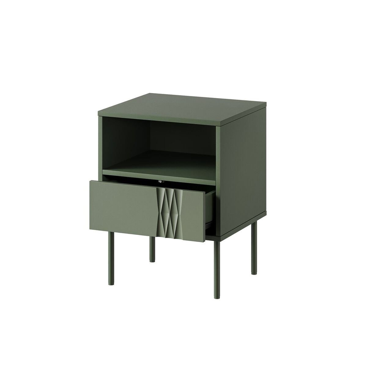 Noptieră Cama Meble TRESSE 400091 Verde